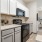 kitchen with black appliances