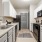 kitchen with black appliances