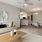 large living room with modern furniture